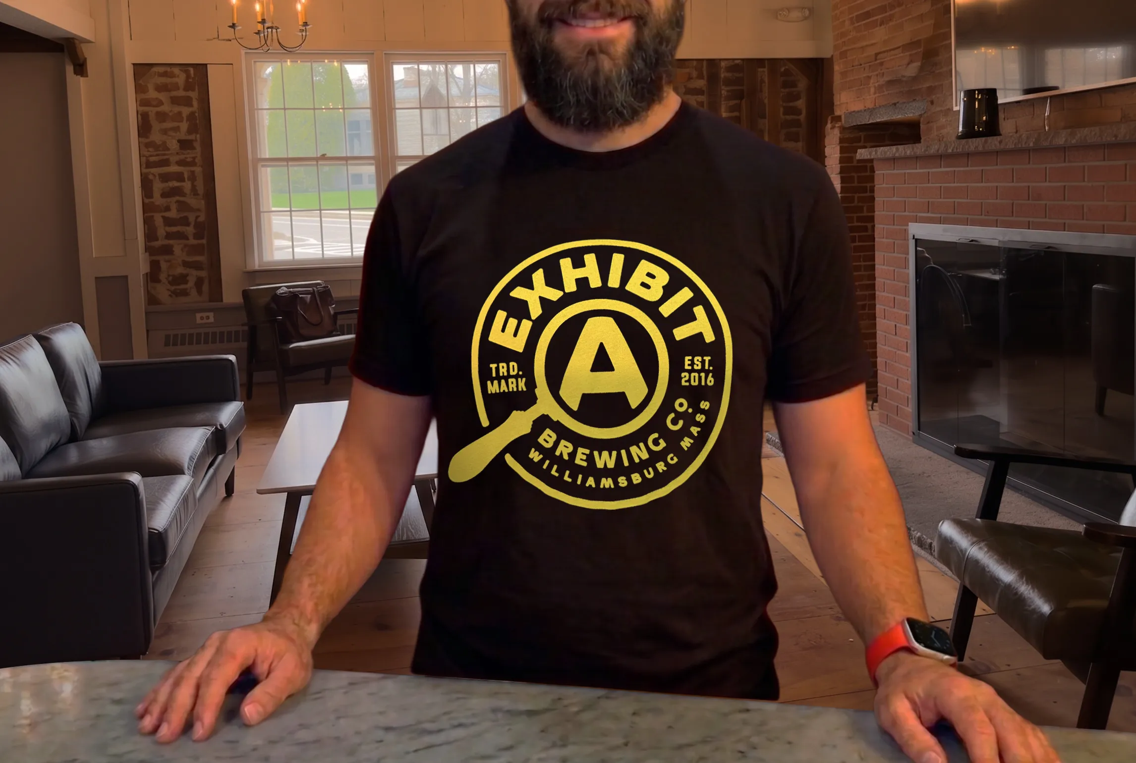 Exhibit A T-Shirt — Black