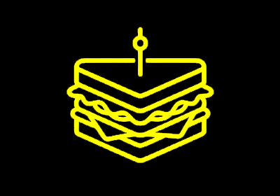 Icon, image placeholder of a sandwich.